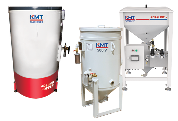 KMT Waterjet Abrasive Hoppers