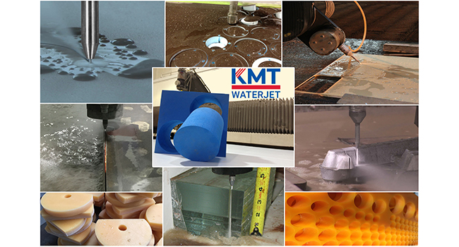 KMT Waterjet applications collage