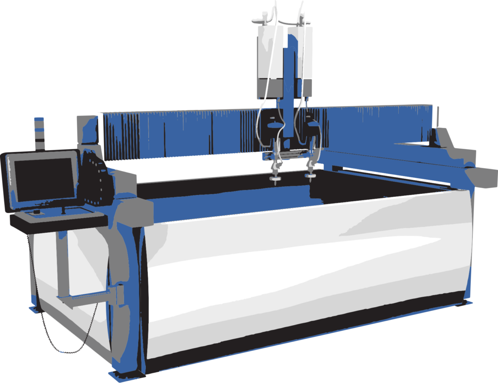 KMT WATERJET CUTTING TABLE complete systems